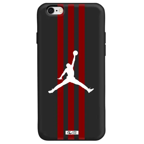 Jordan Icon Apple iPhone 6 Silicone black Case
