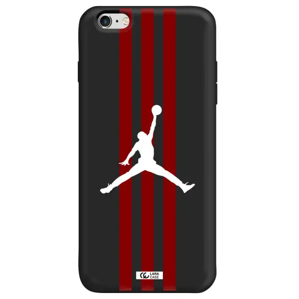 Jordan Icon Apple iPhone 6S Silicone black Case