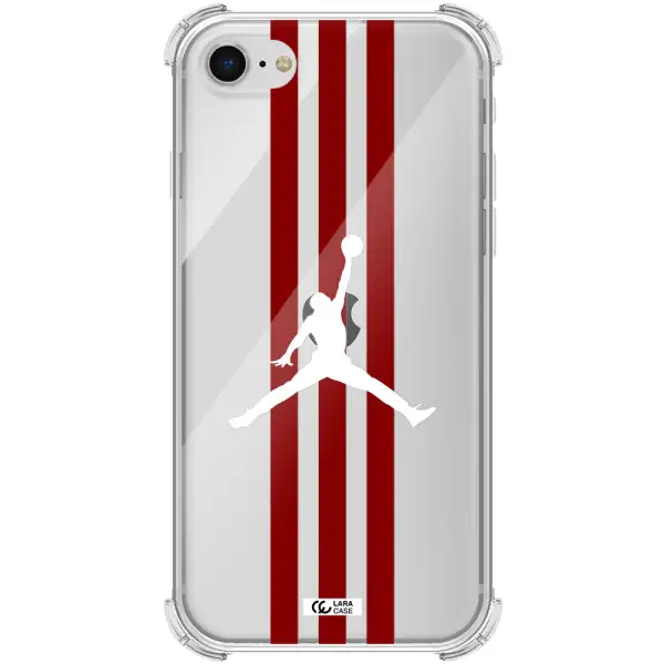 Jordan Icon Apple iPhone se 2020 Clear PC Case