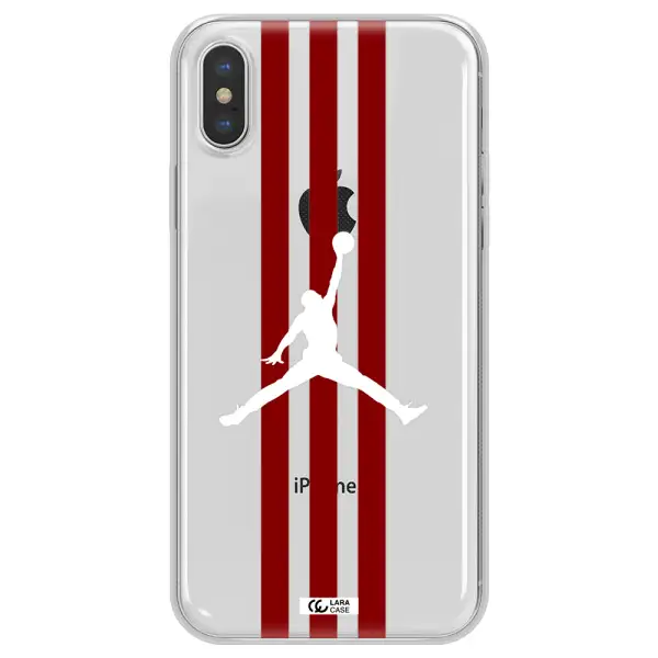 Jordan Icon Apple iPhone XS max Clear TPU Case