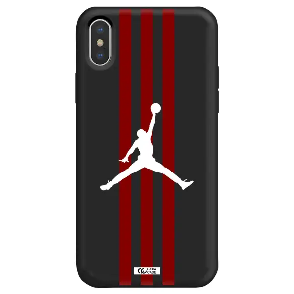 Jordan Icon Apple iPhone XS Silicone black Case