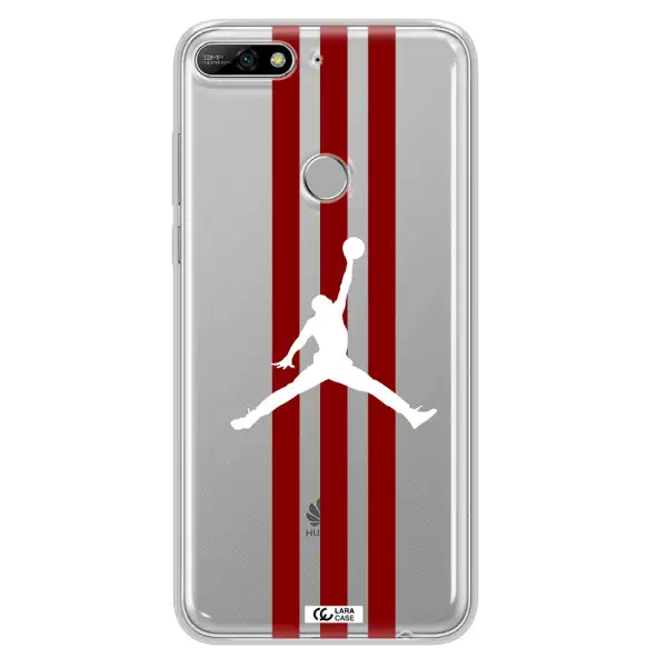 Jordan Icon Huawei Y7 2018 Clear TPU Case