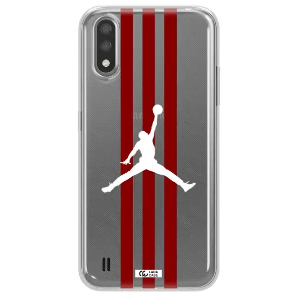 Jordan Icon Samsung A01 Clear TPU Case