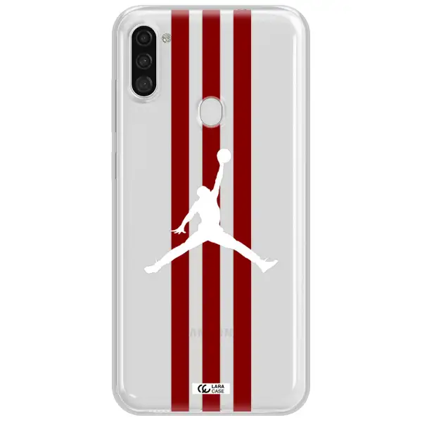 Jordan Icon Samsung A11 Clear TPU Case