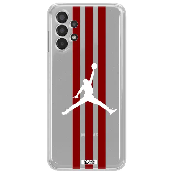 Jordan Icon Samsung A13 Clear TPU Case