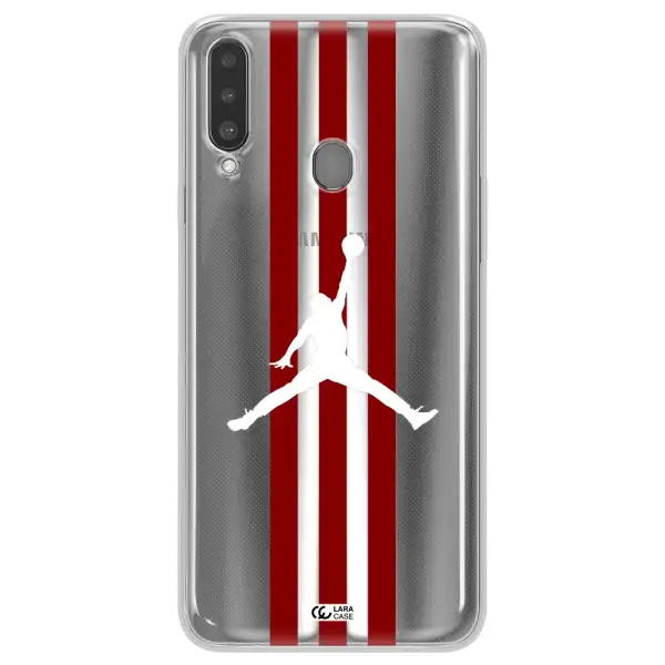 Jordan Icon Samsung A20S Clear TPU Case