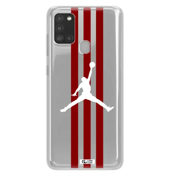 Jordan Icon Samsung A21S Clear TPU Case