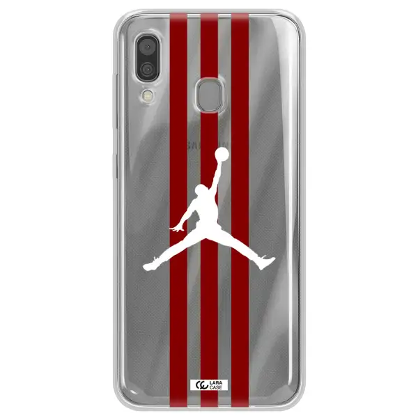 Jordan Icon Samsung A30 Clear TPU Case