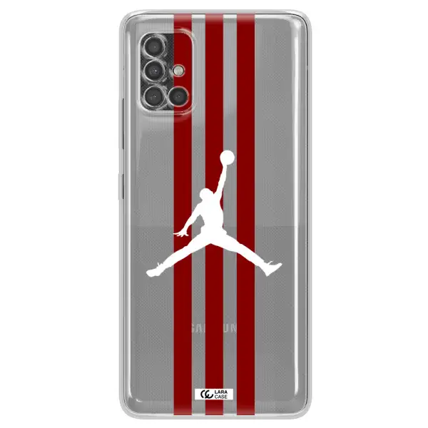 Jordan Icon Samsung A40S Clear Tpu Case