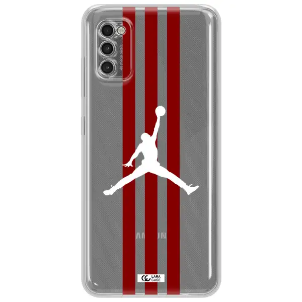 Jordan Icon Samsung A41 Clear Tpu Case