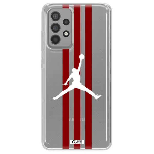 Jordan Icon Samsung A52 Clear TPU Case