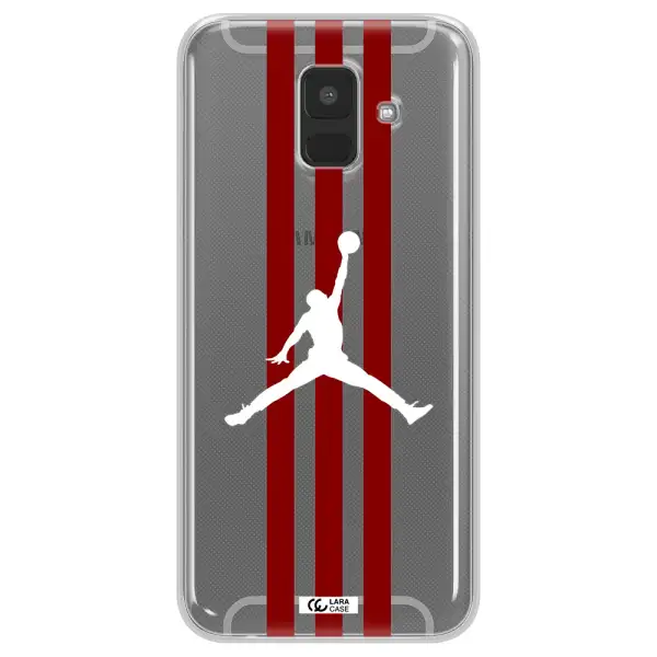 Jordan Icon Samsung A6 Clear TPU Case