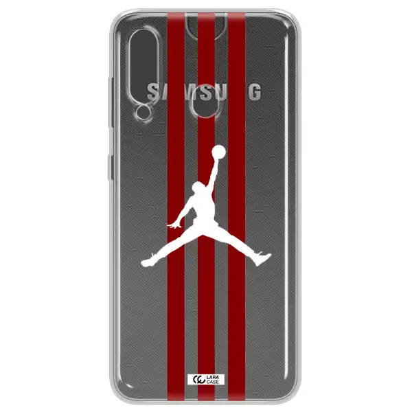 Jordan Icon Samsung A60 Clear TPU Case