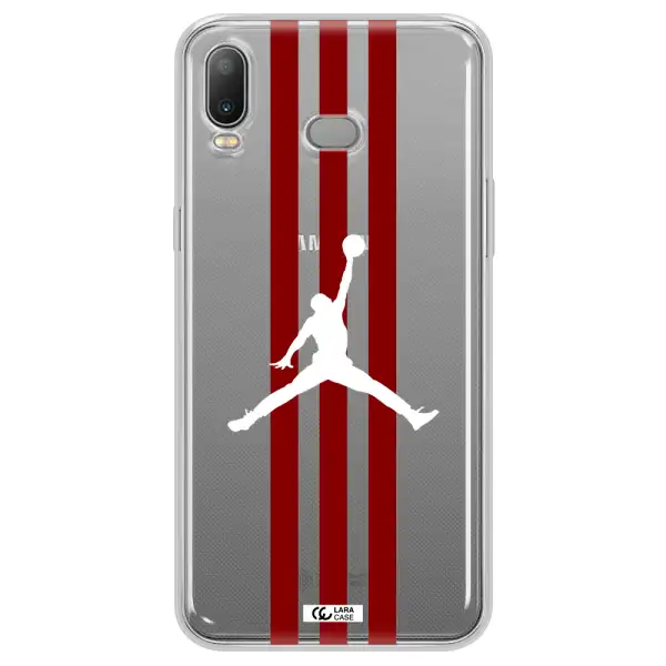 Jordan Icon Samsung A6S Clear TPU Case