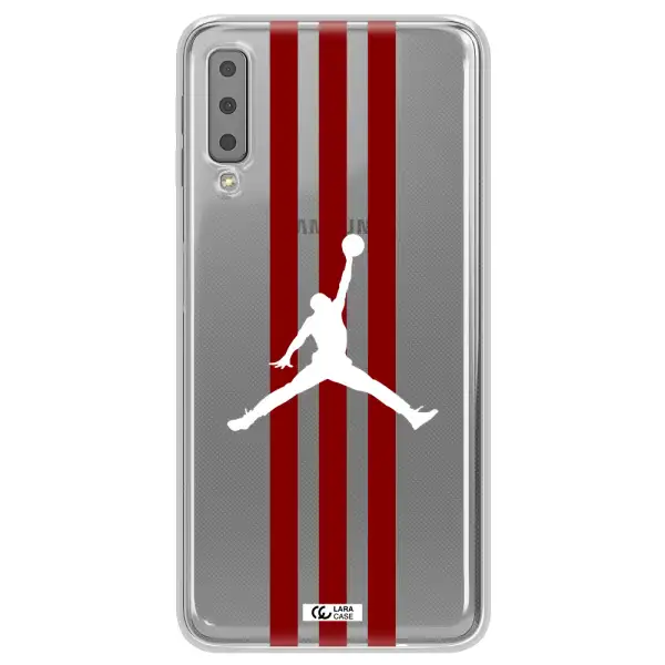 Jordan Icon Samsung A7 2018 Clear TPU Case