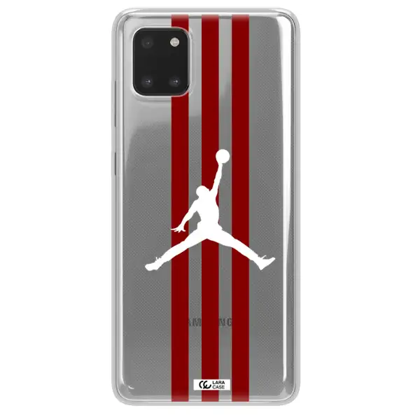 Jordan Icon Samsung A81 Clear TPU Case