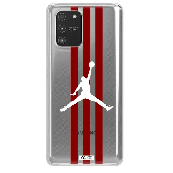 Jordan Icon Samsung A91 Clear TPU Case