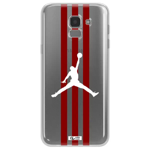 Jordan Icon Samsung J6 Clear TPU Case