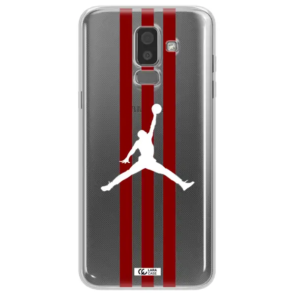 Jordan Icon Samsung J8 Clear TPU Case