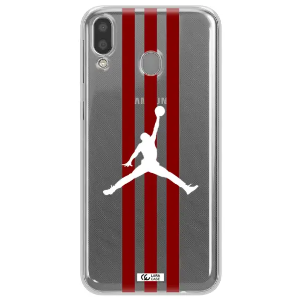 Jordan Icon Samsung M20 Clear TPU Case