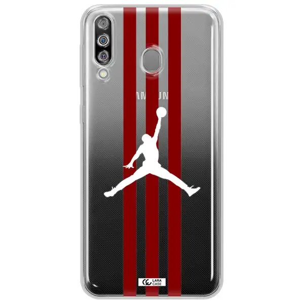 Jordan Icon Samsung M30 Clear TPU Case