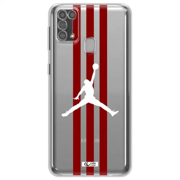 Jordan Icon Samsung M31 Clear TPU Case