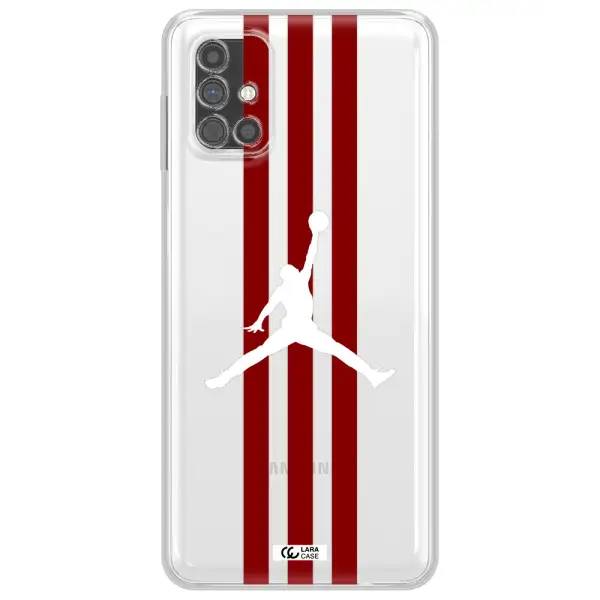 Jordan Icon Samsung M51 Clear TPU Case