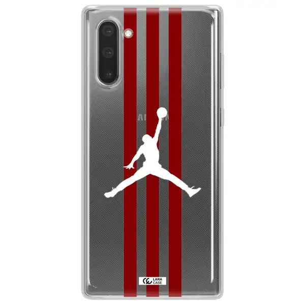 Jordan Icon Samsung Note 10 Clear TPU Case