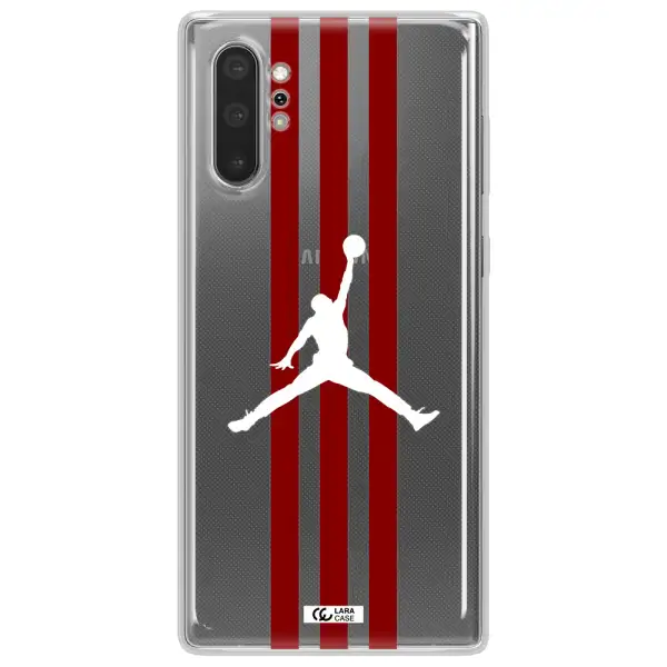 Jordan Icon Samsung Note 10 Plus Clear TPU Case
