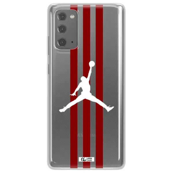 Jordan Icon Samsung Note 20 Clear TPU Case