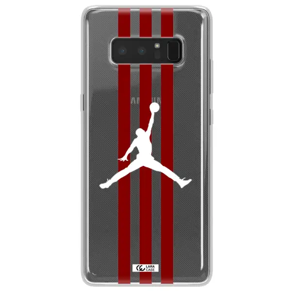 Jordan Icon Samsung Note 8 Clear TPU Case