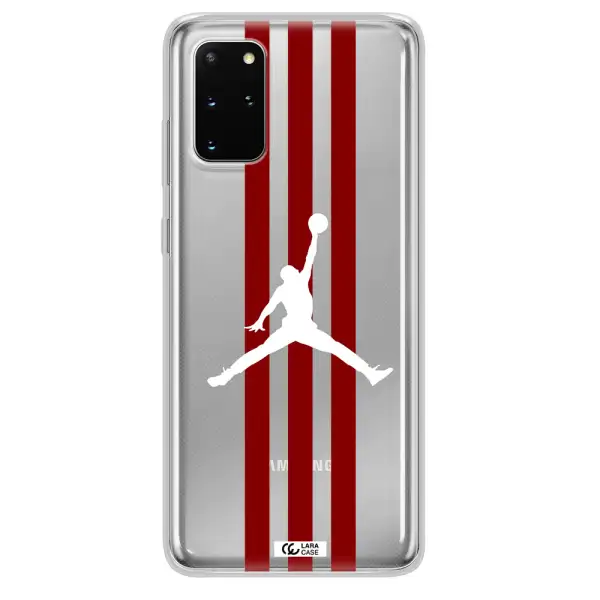 Jordan Icon Samsung S 20 Plus Clear TPU Case