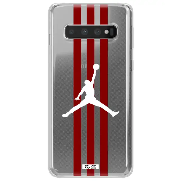 Jordan Icon Samsung S10 Clear TPU Case