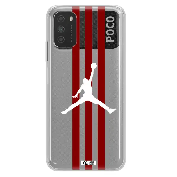 Jordan Icon Xiaomi Poco M3 Clear TPU Case