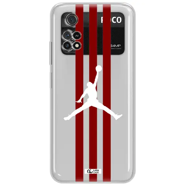 Jordan Icon Xiaomi Poco M4 Pro 4G Clear Tpu Case