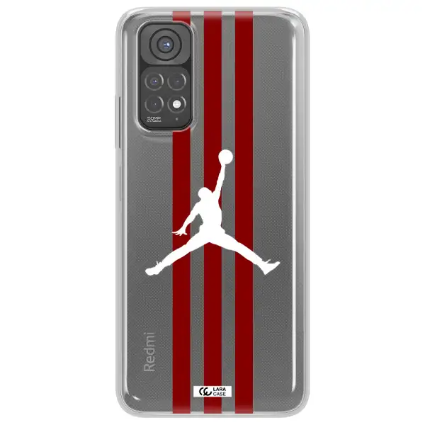 Jordan Icon Xiaomi Redmi Note 11 Clear TPU Case