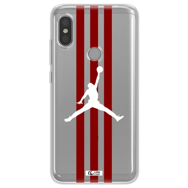 Jordan Icon Xiaomi Redmi Note 6 Pro Clear TPU Case