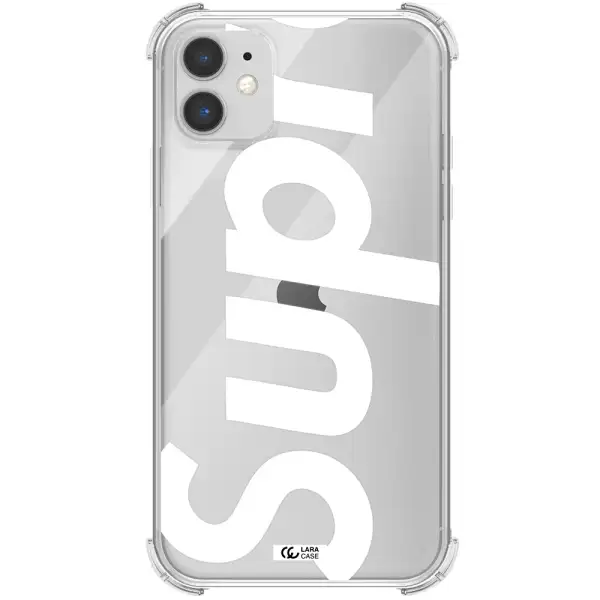 Big Supreme Apple iPhone 11 Clear PC Case