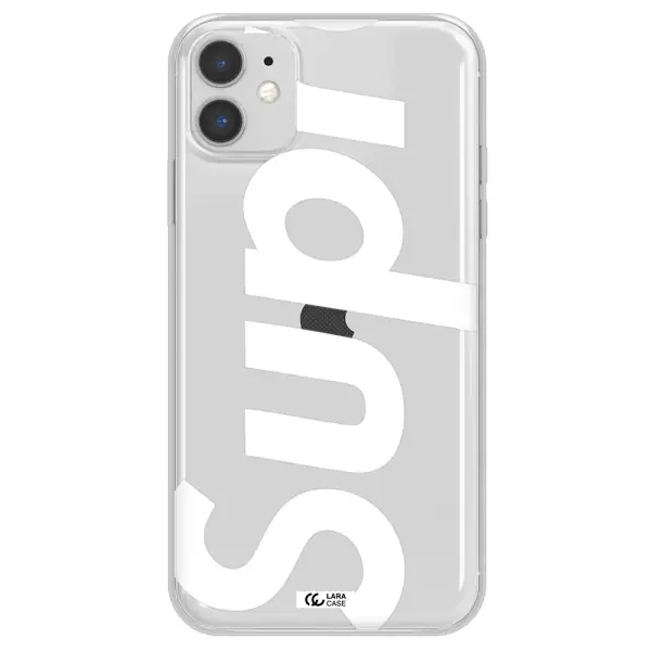 Big Supreme Apple iPhone 11 Clear TPU Case