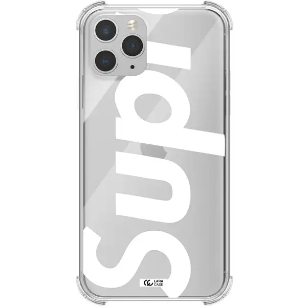 Big Supreme Apple iPhone 11 pro Clear PC Case