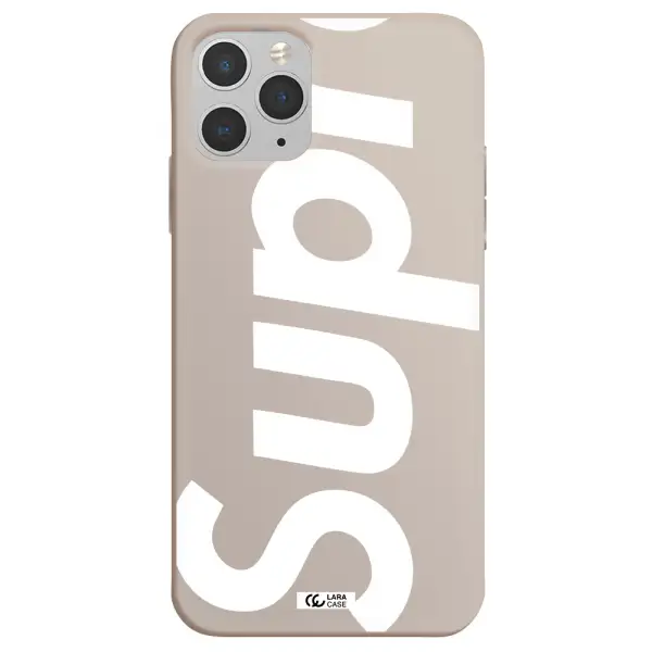 Big Supreme Apple iPhone 11 pro Silicone Stone Case