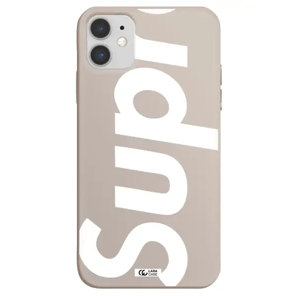 Big Supreme Apple iPhone 11 Silicone Stone Case
