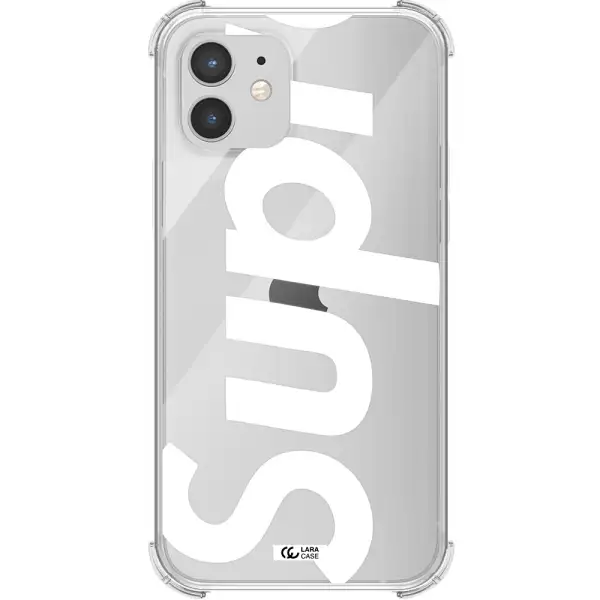 Big Supreme Apple iPhone 12 mini Clear PC Case