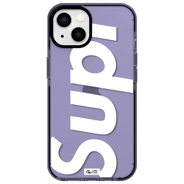Big Supreme Apple iPhone 13 impact Lilac Case