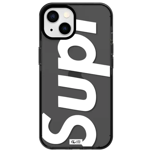 Big Supreme Apple iPhone 13 impact Smoke Black Case