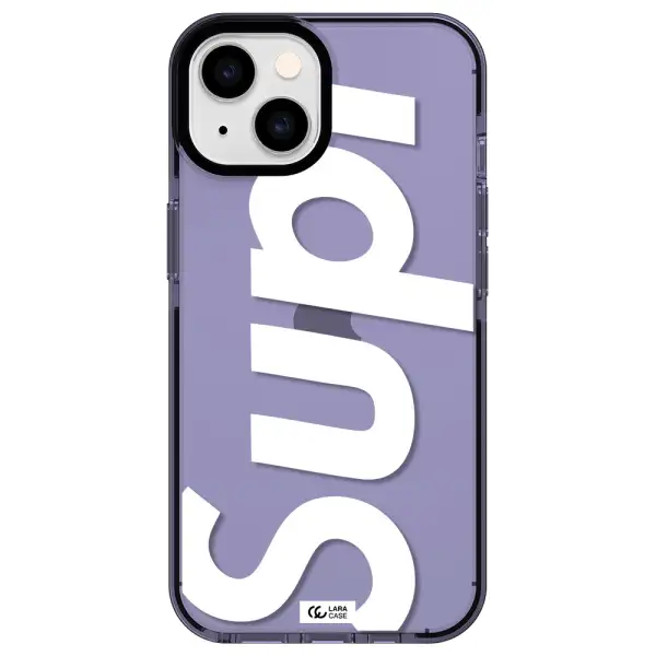 Big Supreme Apple iPhone 14 impact Lilac Case