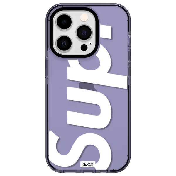 Big Supreme Apple iPhone 14 pro impact Lilac Case