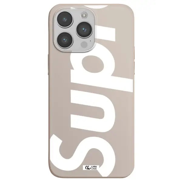 Big Supreme Apple iPhone 14 pro max Silicone Stone Case