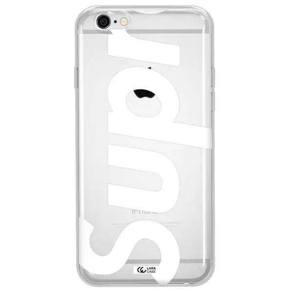 Big Supreme Apple iPhone 6 Clear TPU Case