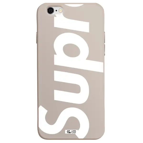 Big Supreme Apple iPhone 6 Silicone Stone Case